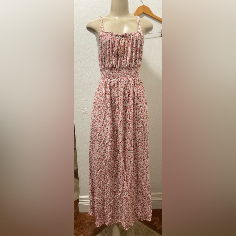 J is for Justify women’s Pink Floral spring dress